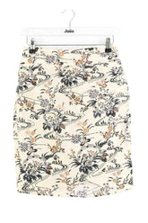 Mini jupe Ba&Sh Ecru en Coton, taille S - Seconde Main