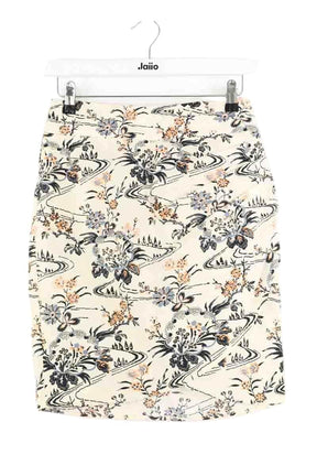 Mini jupe Ba&Sh Ecru en Coton, taille S - Seconde Main