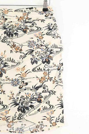 Mini jupe Ba&Sh Ecru en Coton