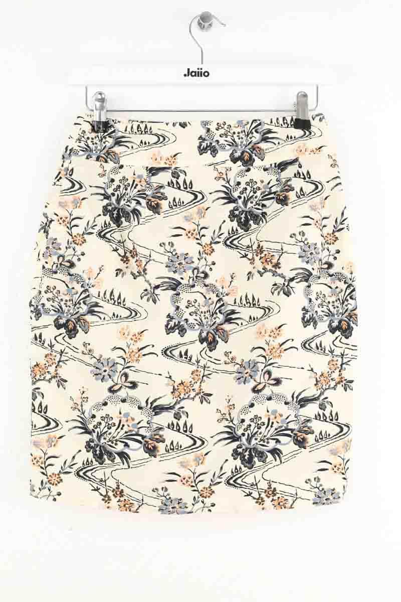 Mini jupe Ba&Sh Ecru en Coton