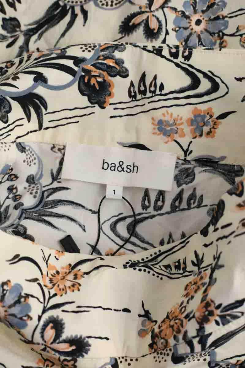 Mini jupe Ba&Sh Ecru en Coton