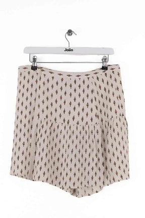 Mini jupe Ba&Sh Evans Ecru en Viscose