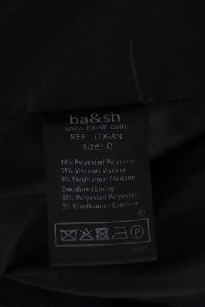 Mini jupe Ba&Sh Logan Noir en Synthétique