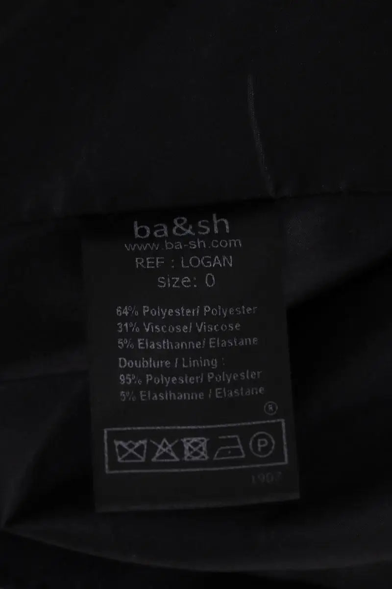 Mini jupe Ba&Sh Logan Noir en Synthétique