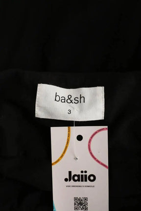 Mini jupe Ba&Sh Noir en Coton