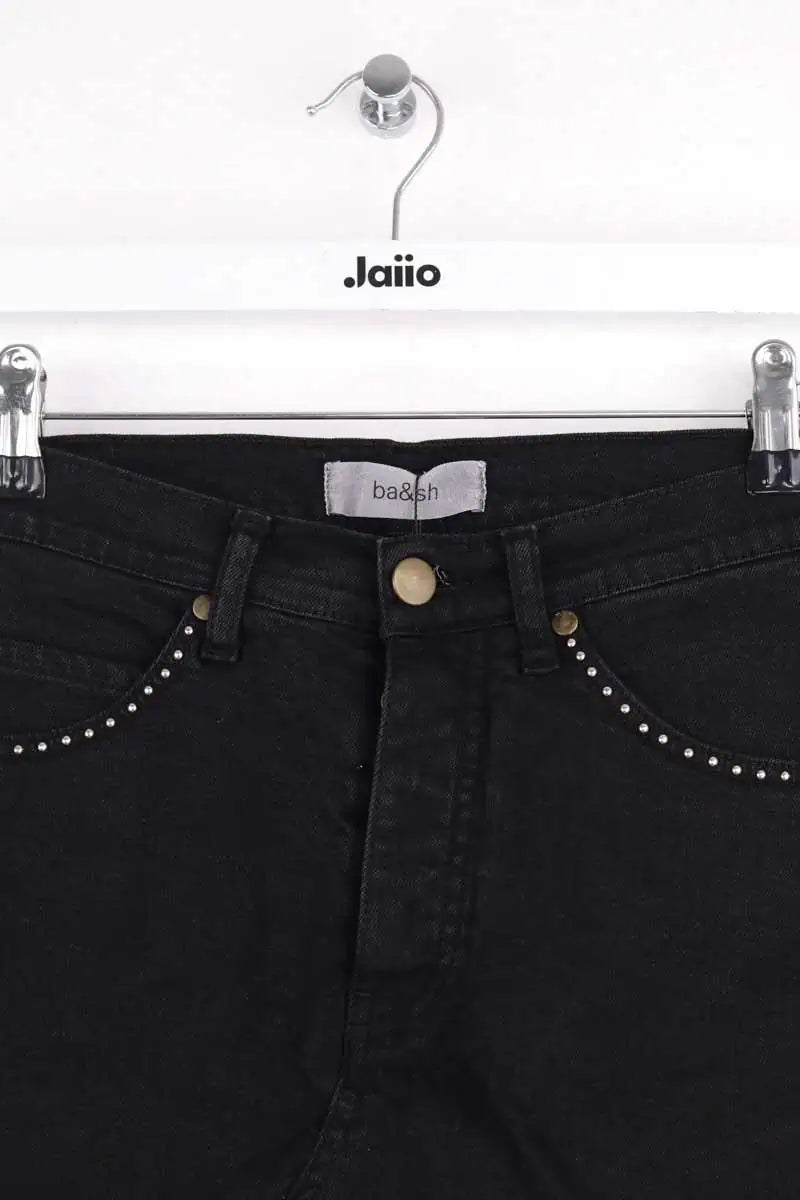 Mini jupe Ba&Sh Noir en Coton