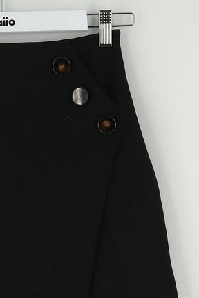 Mini jupe Bash Noir en Polyester