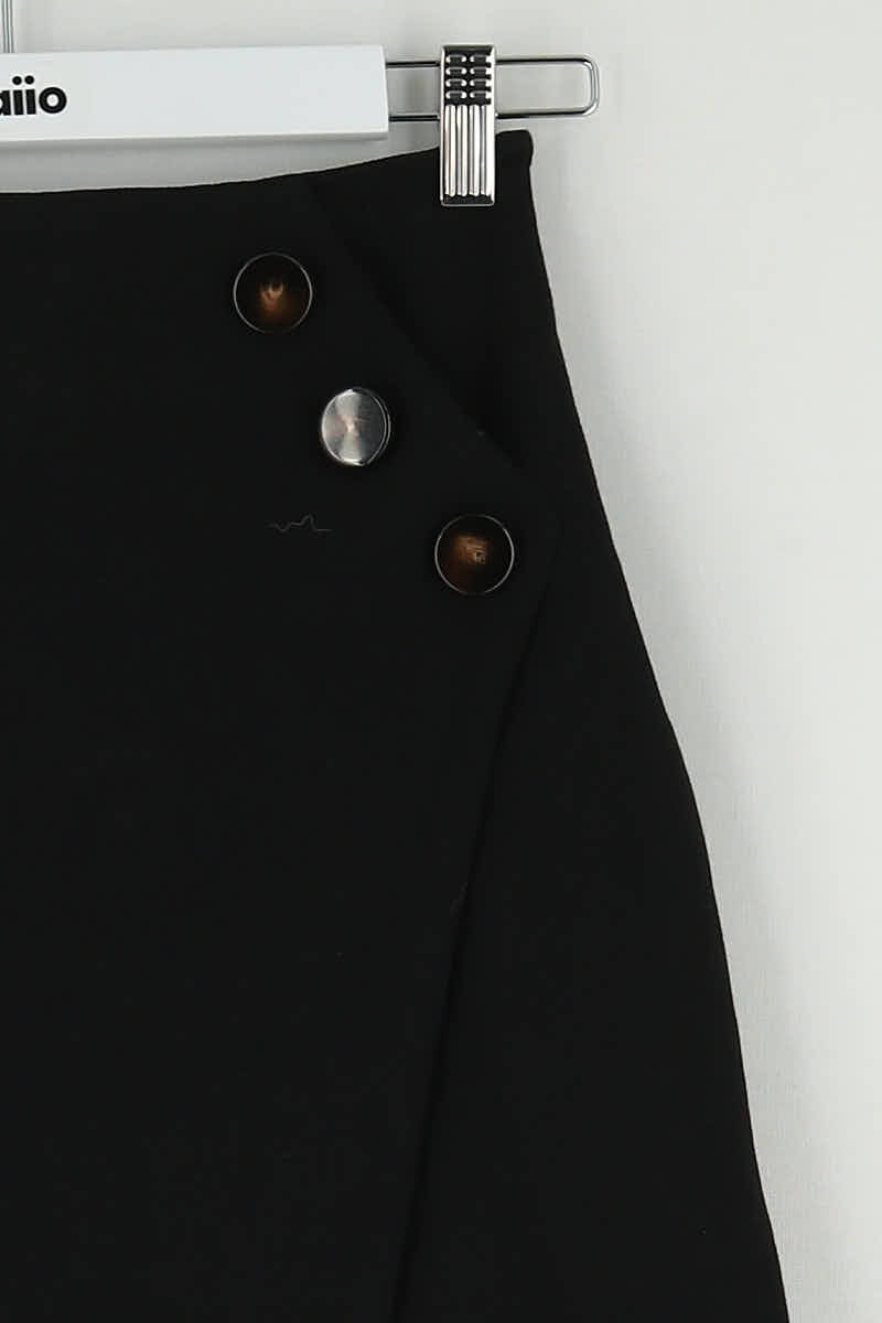Mini jupe Bash Noir en Polyester