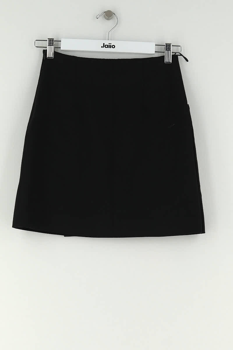 Mini jupe Bash Noir en Polyester