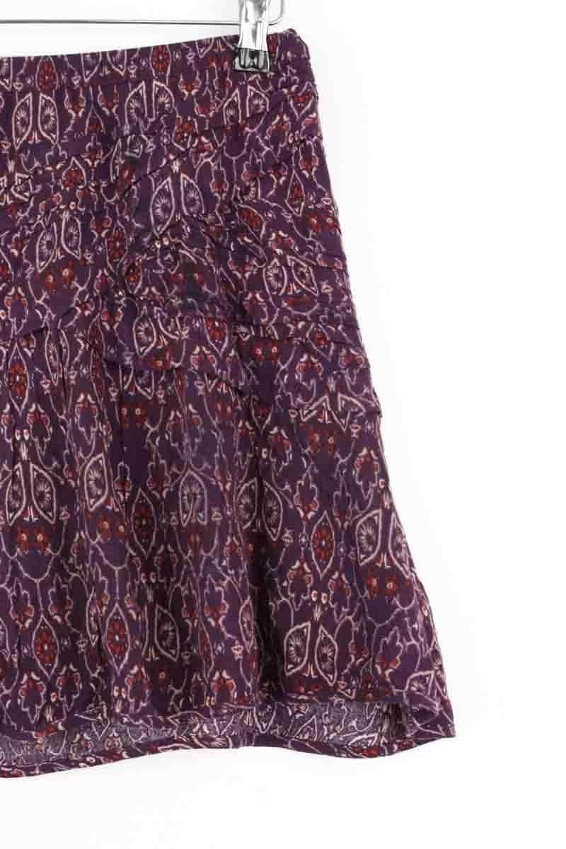 Mini jupe Ba&Sh Violet en Coton