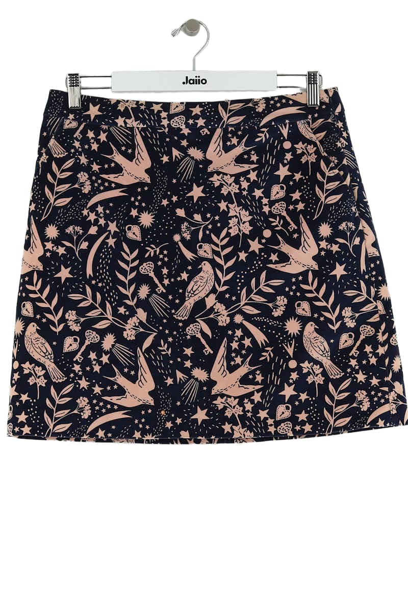 Mini jupe Boden Marine en Coton, taille L - Seconde Main