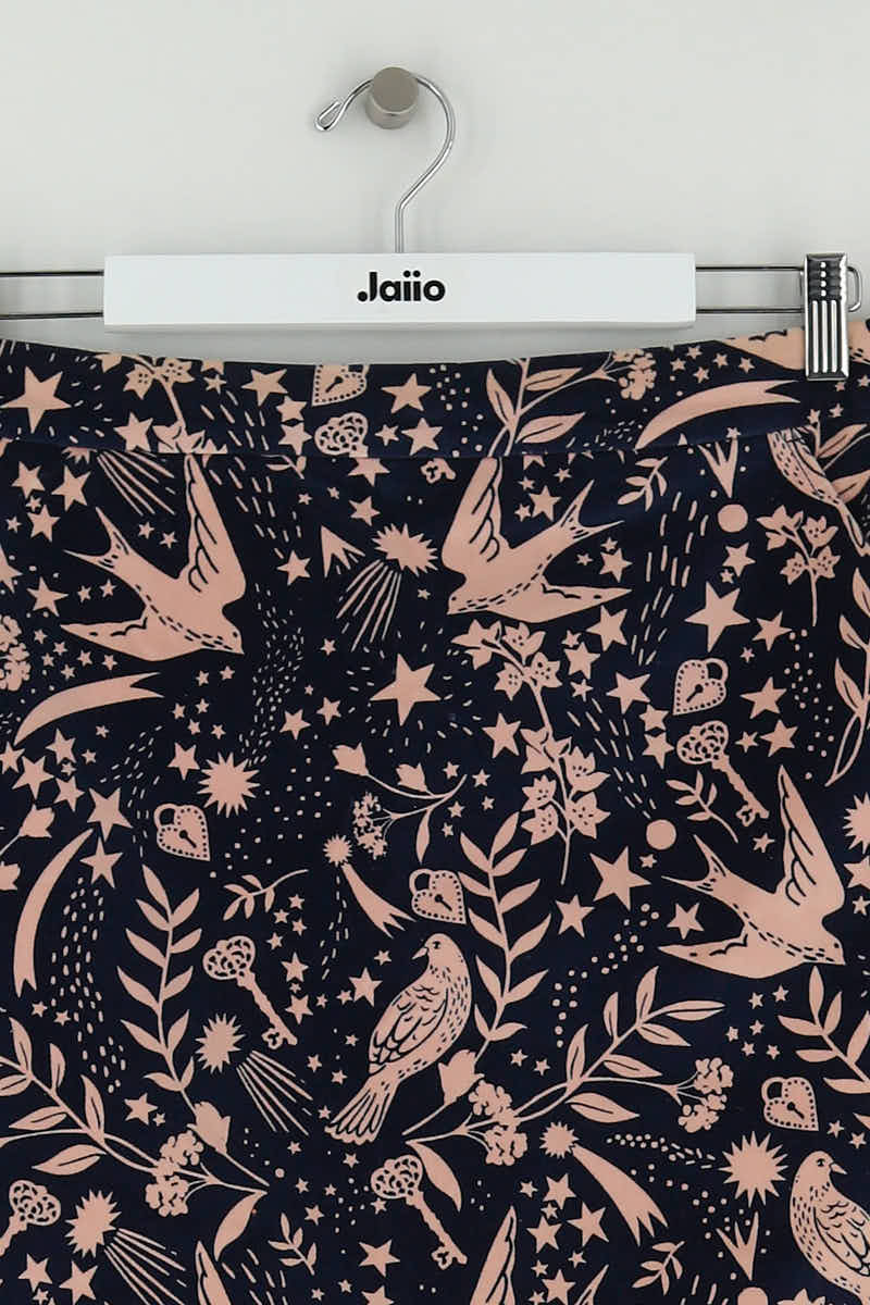Mini jupe Boden Marine en Coton