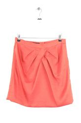 Mini jupe Bruuns Bazaar Orange en Synthétique, taille L - Seconde Main
