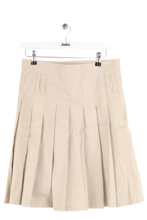 Mini jupe Burberry Beige en Coton, taille XS - Seconde Main