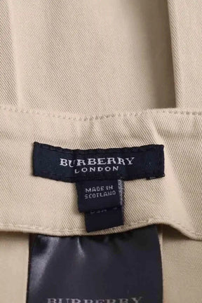 Mini jupe Burberry Beige en Coton