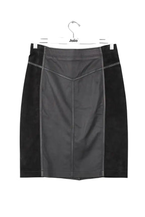 Mini jupe Burberry Noir en Cuir, taille XL - Seconde Main