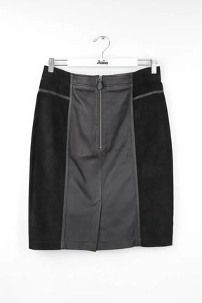 Mini jupe Burberry Noir en Cuir