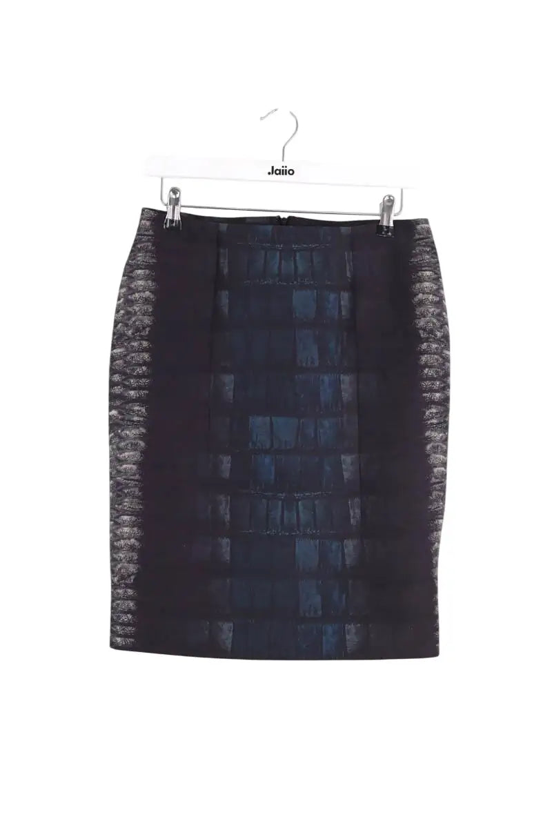 Mini jupe Cedric Charlier Anthracite en Laine, taille M - Seconde Main