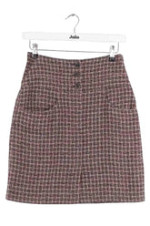 Mini jupe Chanel Marron en Tweed, taille M - Seconde Main