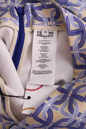 Mini jupe Claudie Pierlot Beige en Coton