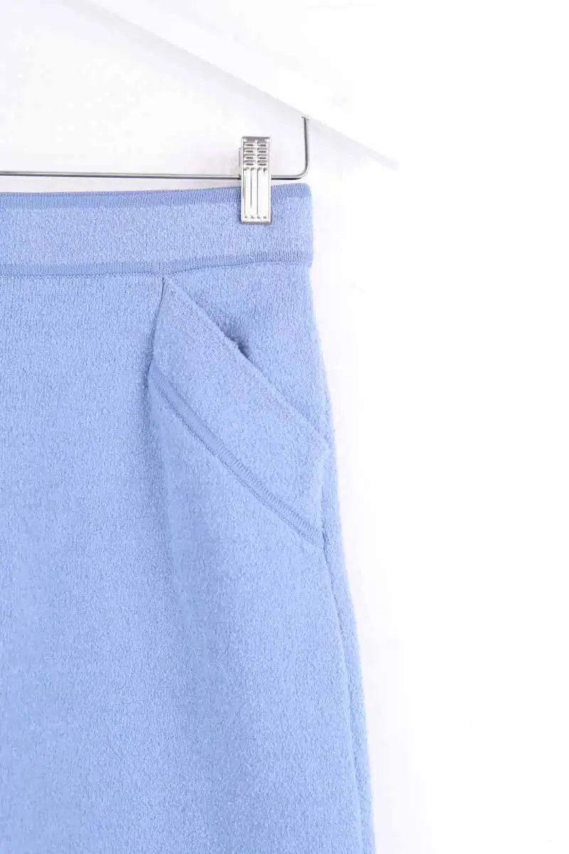 Mini jupe Claudie Pierlot Bleu en Coton