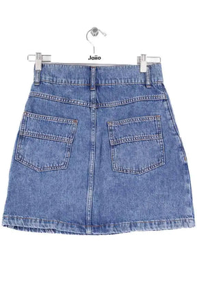 Mini jupe Claudie Pierlot Bleu en Coton