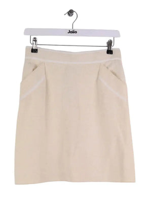 Mini jupe Claudie Pierlot Ecru en Coton, taille M - Seconde Main