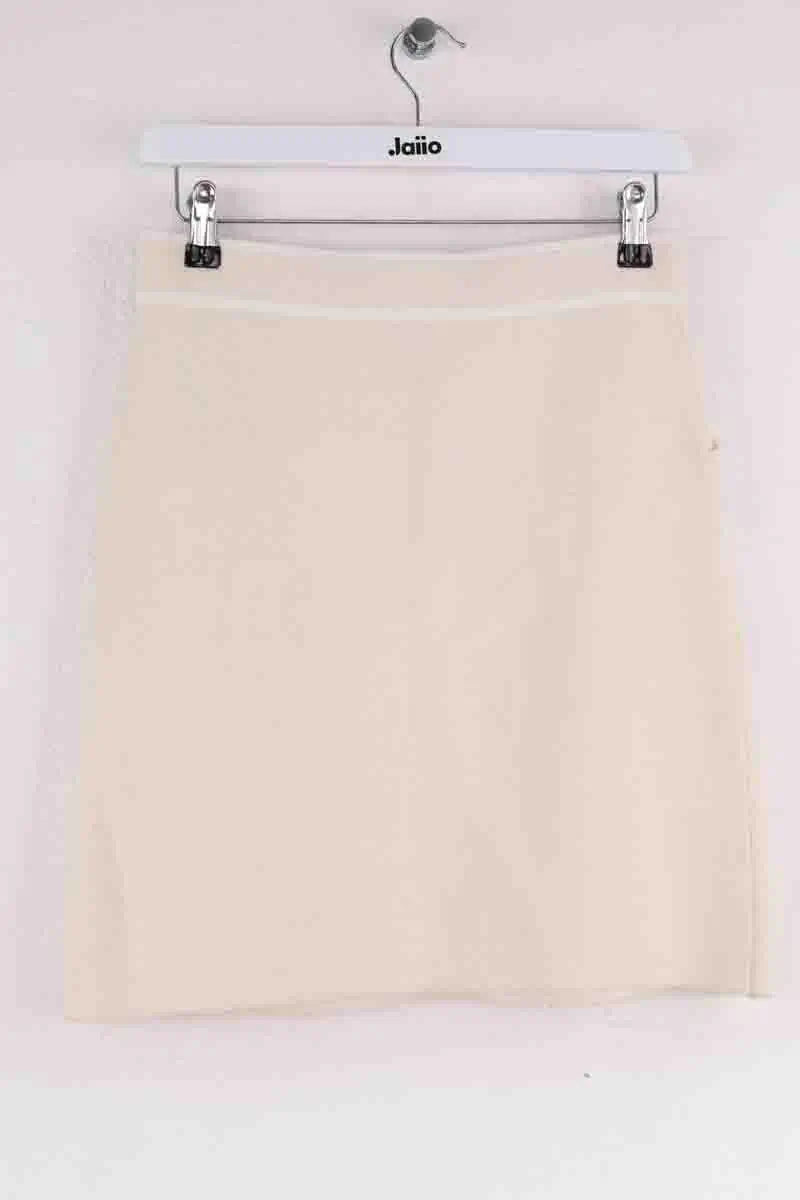 Mini jupe Claudie Pierlot Ecru en Coton