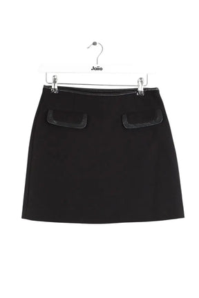 Mini jupe Claudie Pierlot Noir en Polyester, taille S - Seconde Main