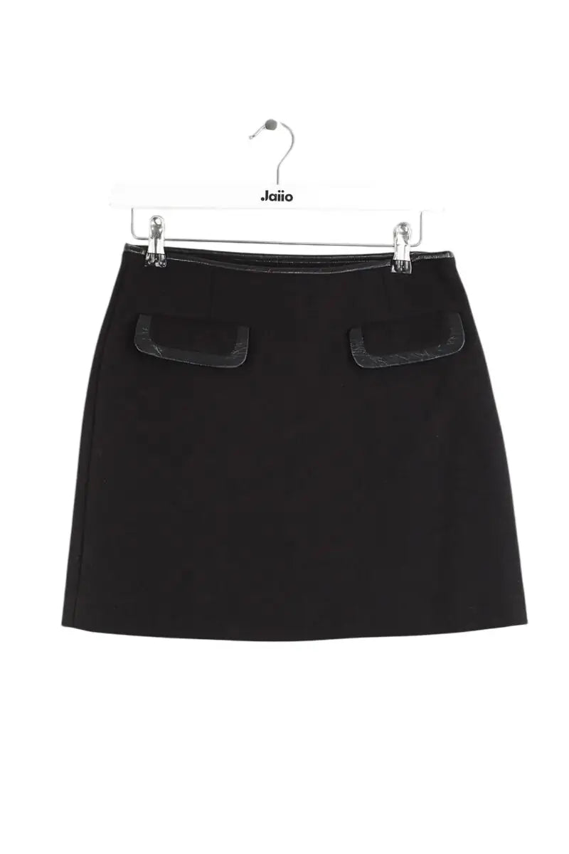 Mini jupe Claudie Pierlot Noir en Polyester, taille S - Seconde Main