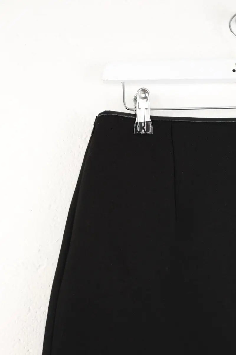 Mini jupe Claudie Pierlot Noir en Polyester