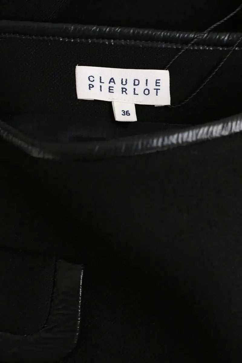 Mini jupe Claudie Pierlot Noir en Polyester