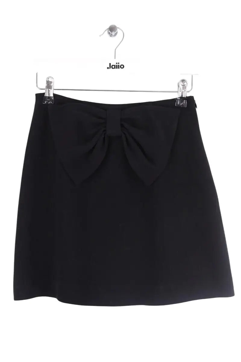Mini jupe Claudie Pierlot Noir en Synthétique, taille XXS - Seconde Main