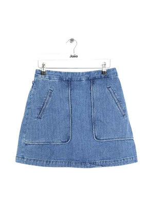 Mini jupe Des Petits Hauts Louxor Bleu en Coton, taille S - Seconde Main
