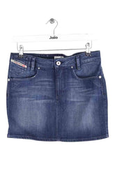 Mini jupe Diesel Bleu en Coton, taille M - Seconde Main