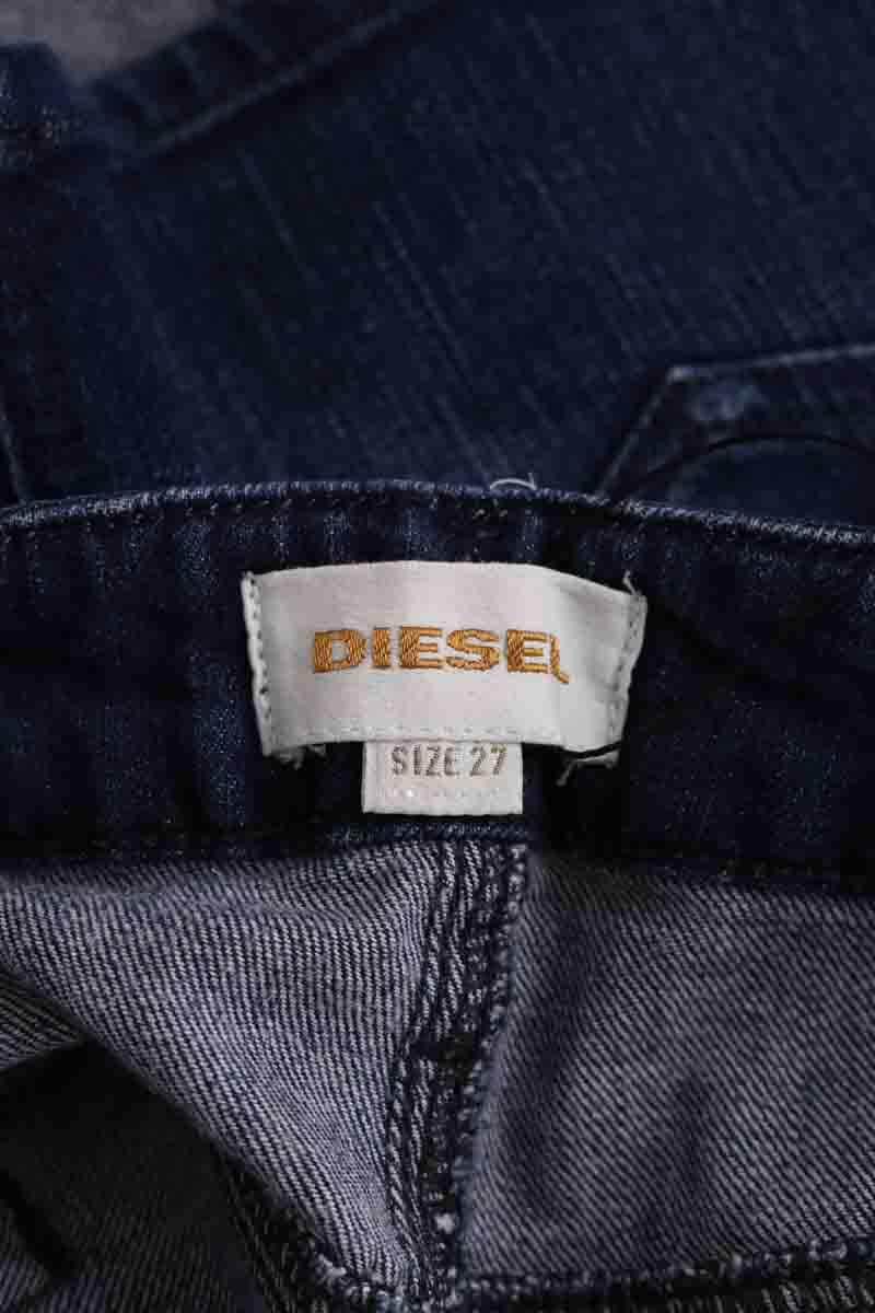 Mini jupe Diesel Bleu en Coton