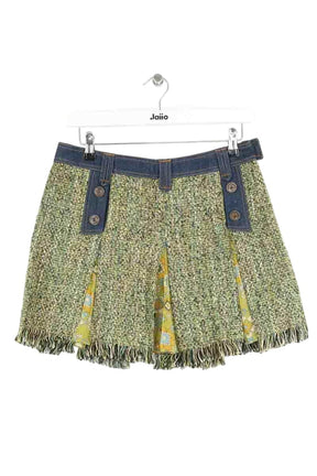 Mini jupe Dolce & Gabbana Vert en Coton, taille S - Seconde Main