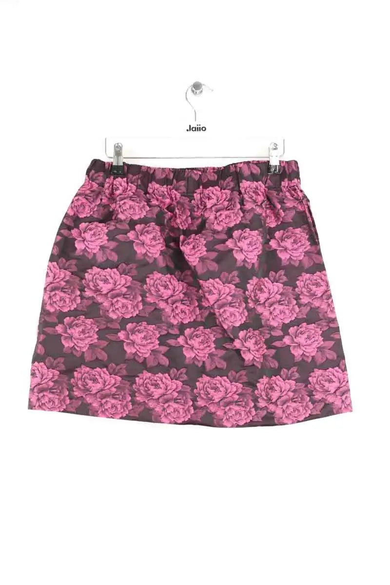 Mini jupe Ganni Rose en Synthétique
