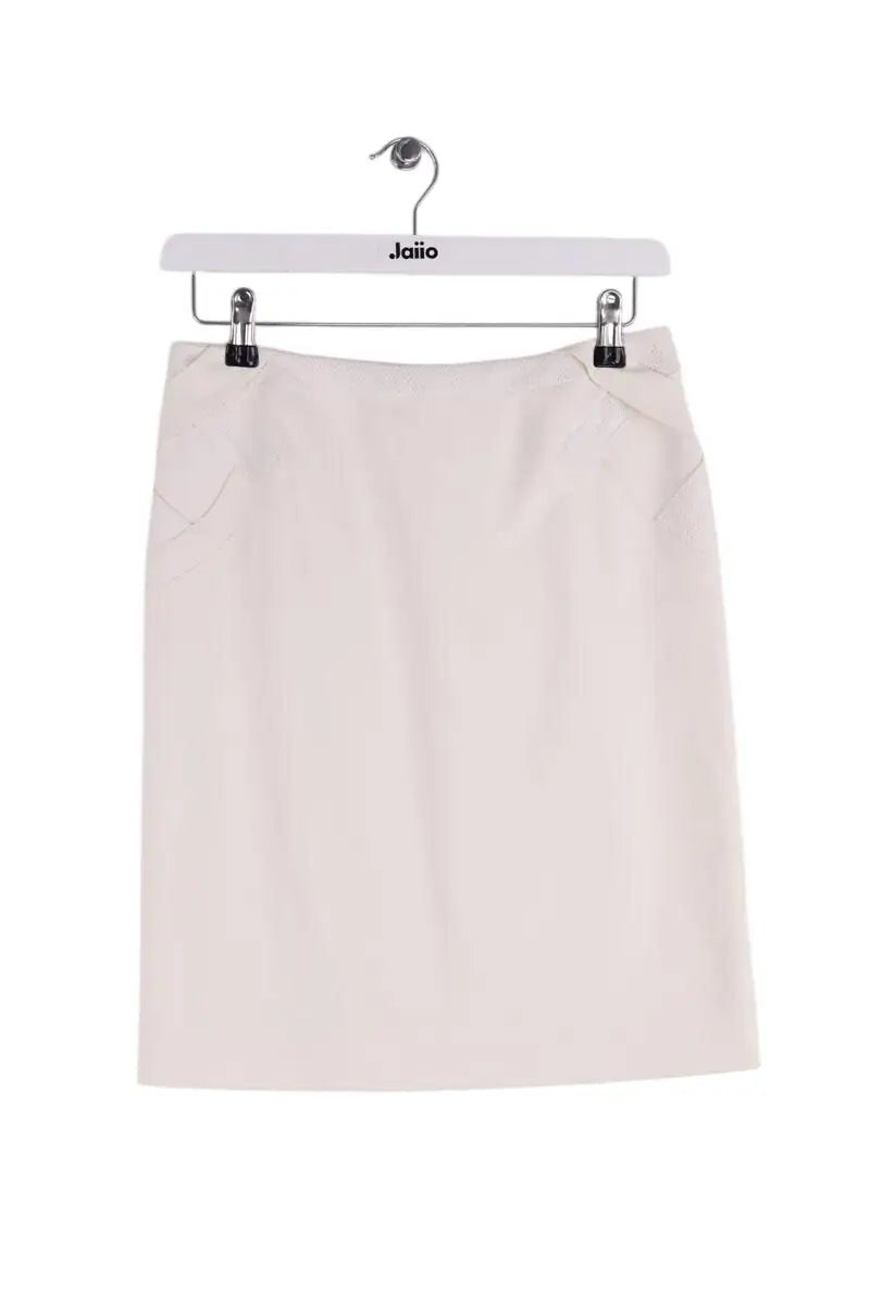 Mini jupe Gucci Blanc en Synthétique, taille M - Seconde Main