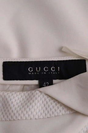 Mini jupe Gucci Blanc en Synthétique