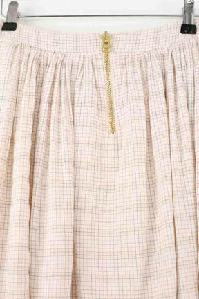 Mini jupe Heimstone Ecru en Viscose