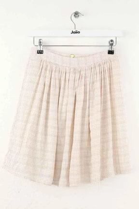 Mini jupe Heimstone Ecru en Viscose