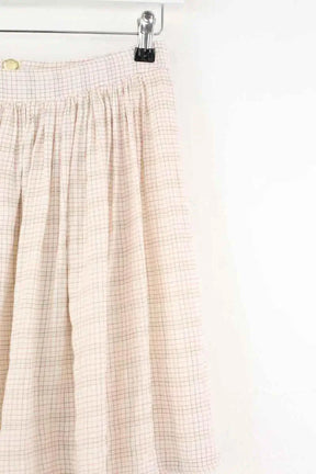 Mini jupe Heimstone Ecru en Viscose