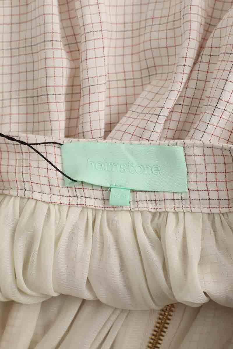 Mini jupe Heimstone Ecru en Viscose