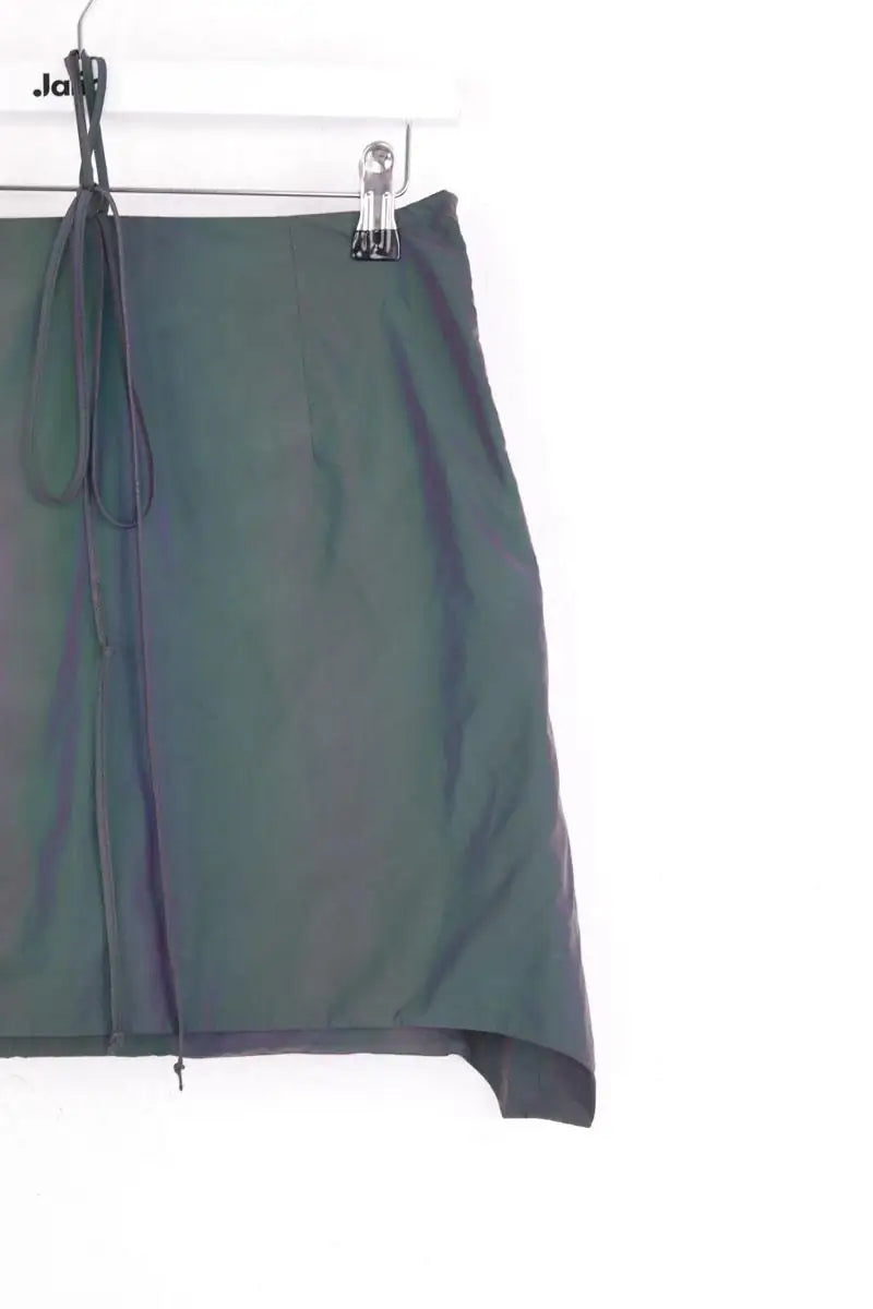 Mini jupe Helmut Lang Gris en Synthétique