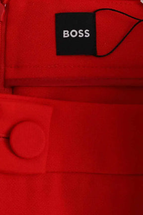 Mini jupe Hugo Boss Rouge en Viscose