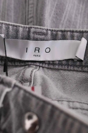 Mini jupe Iro Anjou Gris en Coton