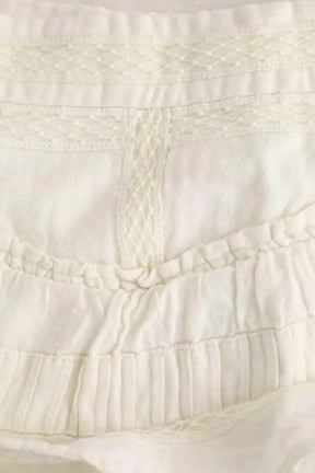 Mini jupe Iro Blanc en Coton