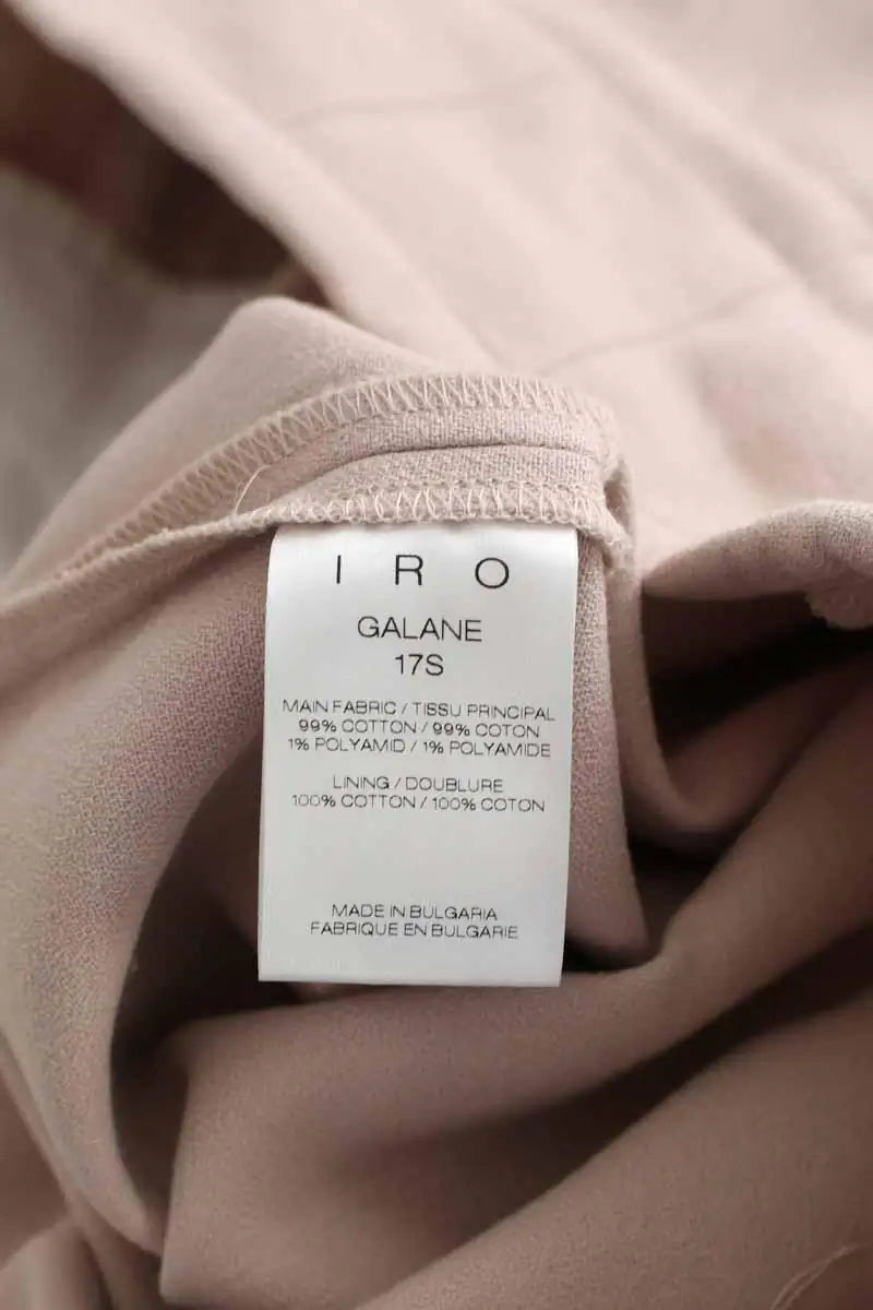 Mini jupe Iro Galane Rose en Coton