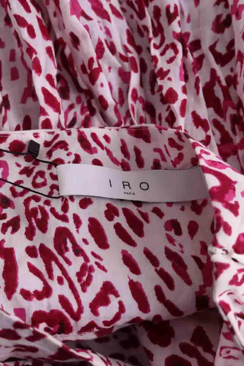Mini jupe Iro Gimman Rose en Coton